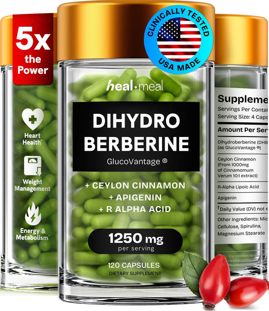 HealMeal Dihydroberberine bottle label