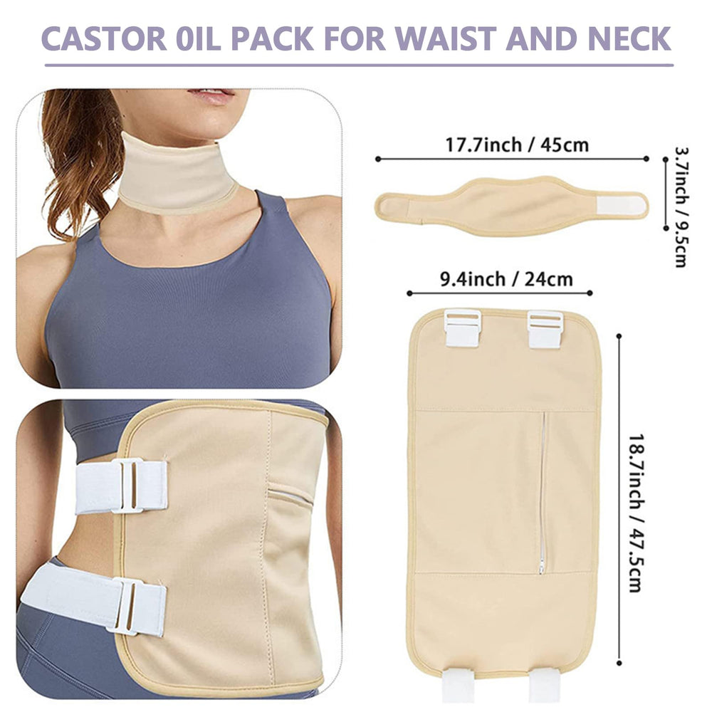 Wrap used on neck and torso with adjustable strap