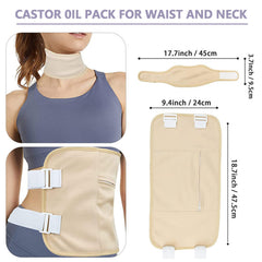 Wrap used on neck and torso with adjustable strap