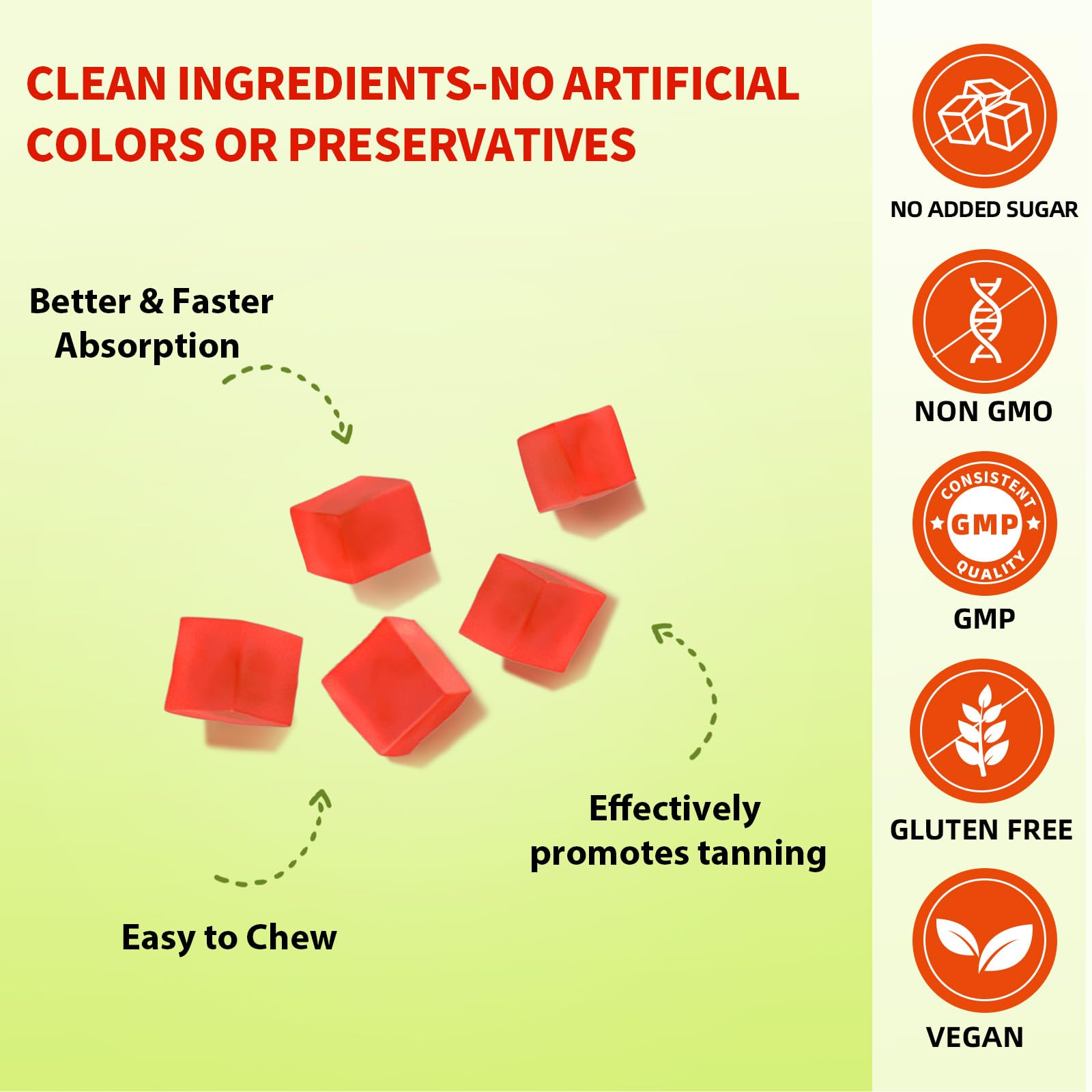 Non-GMO and gluten-free labeling on product