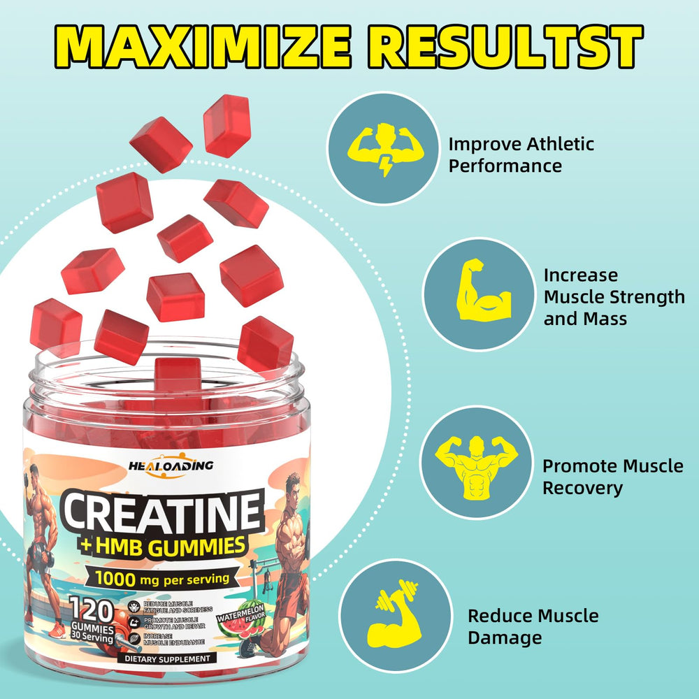 HEALOADING packaging with gym gear conveys performance support during training