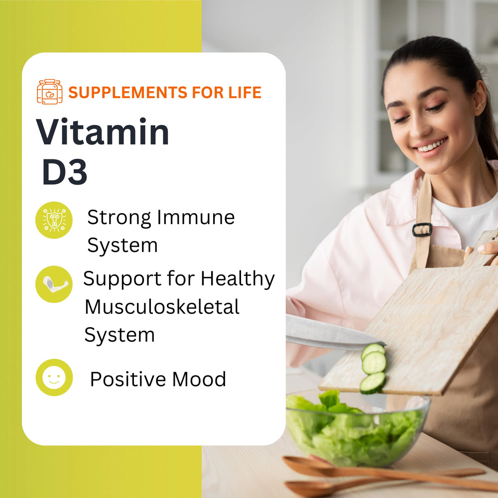 Vitamin D3 4000 IU softgels capsules