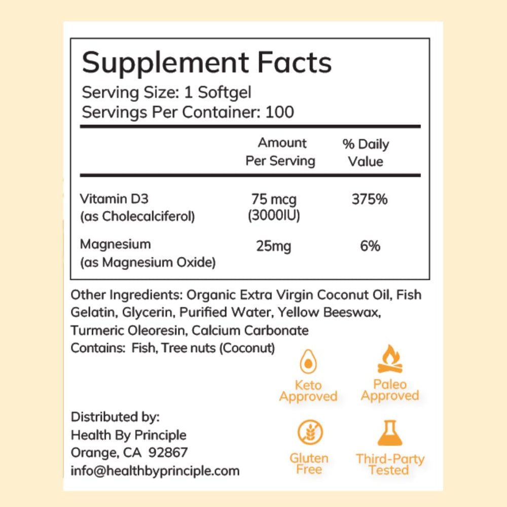 Cognitive support and mood boost with Vitamin D3