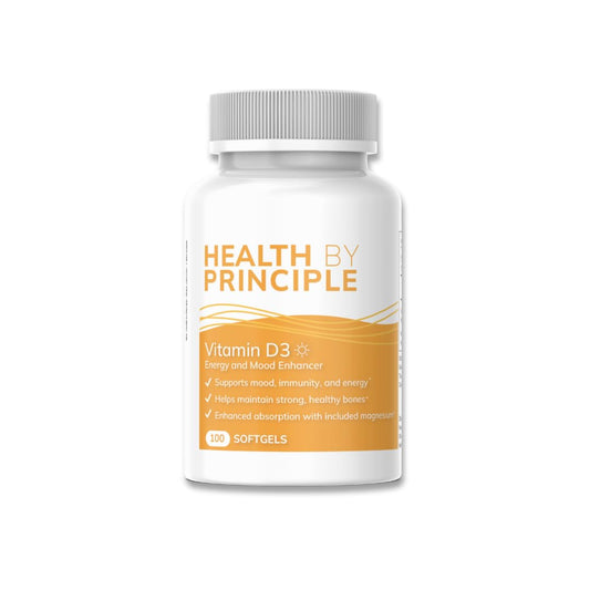 Health by Principle Vitamin D3 immune support softgels