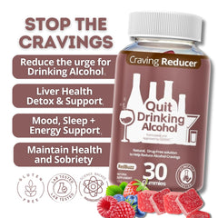 Health Chews Quit Alcohol Gummies pack for discreet on-the-go relief