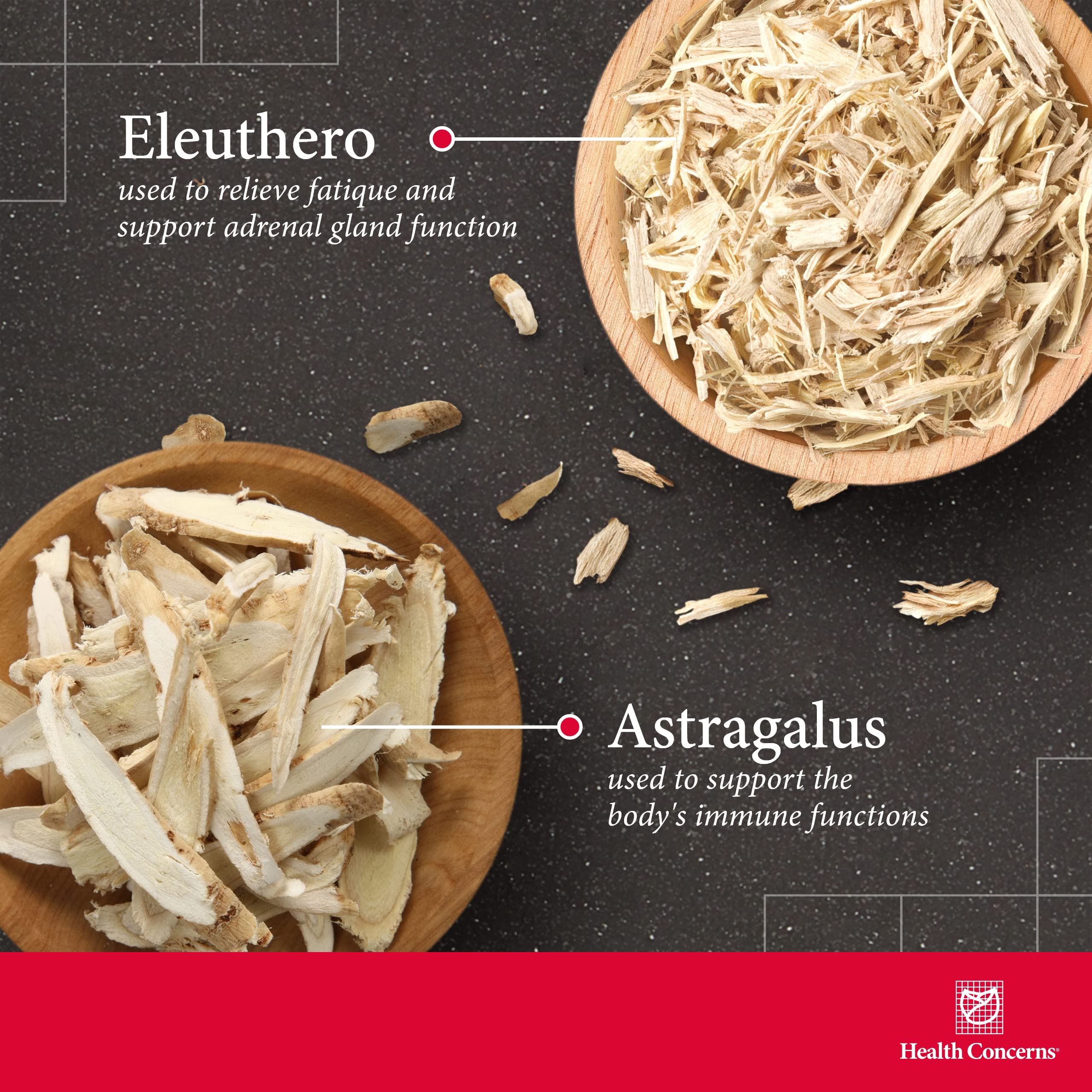 Herbal blend including astragalus, ginseng, schisandra