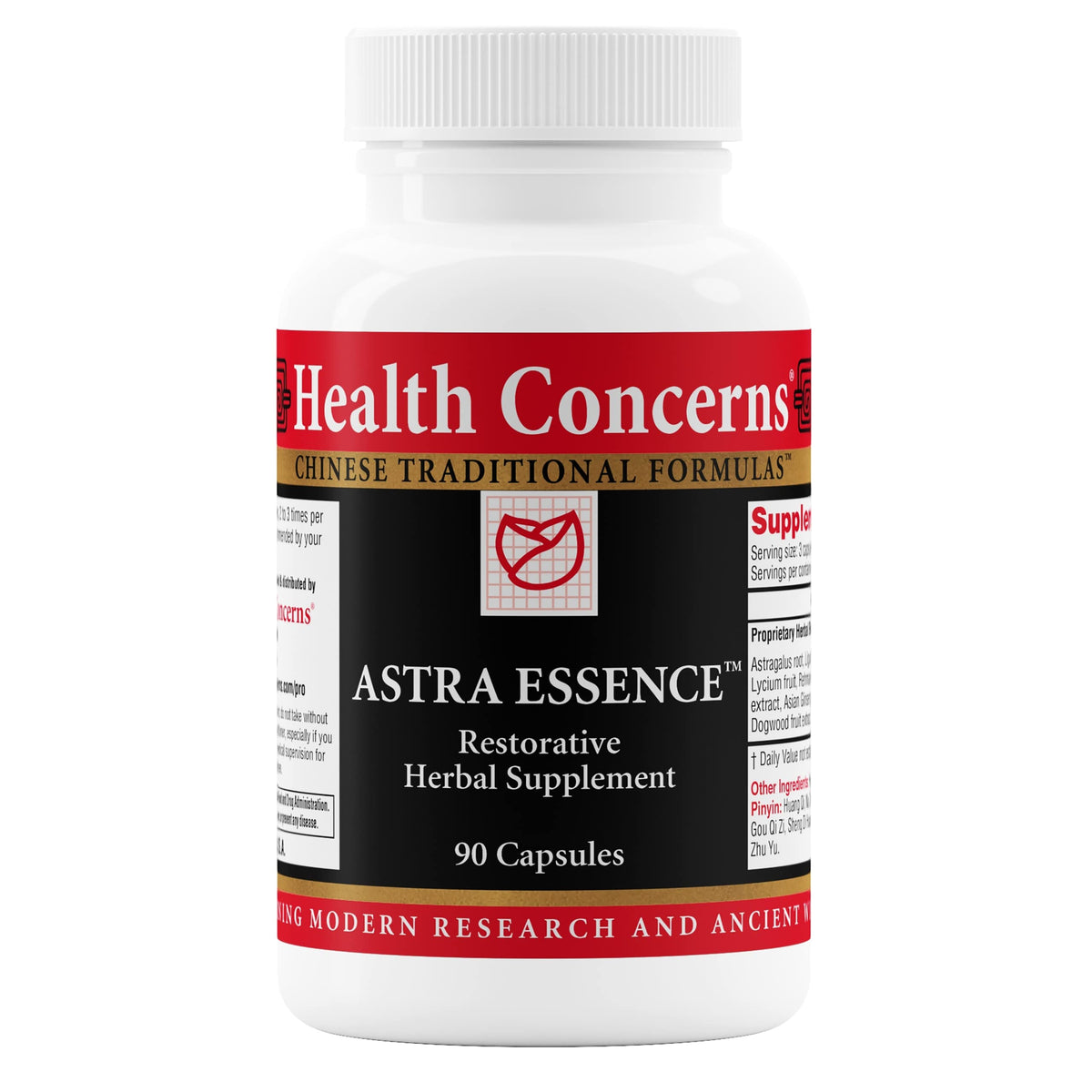 Health Concerns Astra Essence 90-capsule bottle