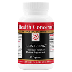 Health Concerns BioStrong bottle with veggie capsules