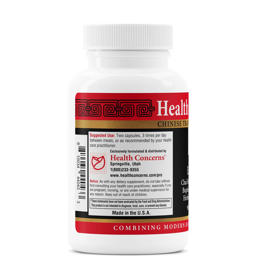 Close-up of Bupleurum root and Asian Ginseng herbs used in Ease Plus