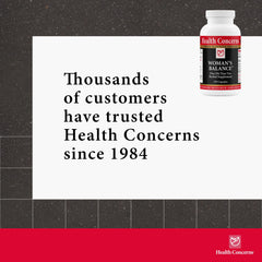 Concept image of mood and energy support for women's health
