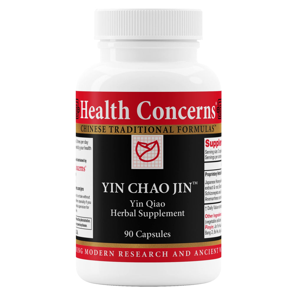 Health Concerns Yin Chao Jin bottle with 90 capsules