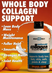 Pouring AminoSculpt Liquid Collagen into a glass