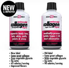 Health Direct AminoSculpt ingredients panel highlights high potency collagen.