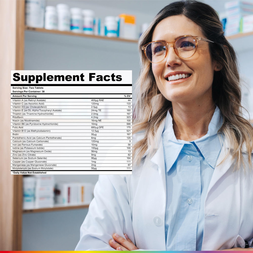 Vegan gluten-free supplement packaging for Health & Her