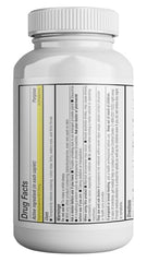 HEALTH LFE Allergy Relief caplets bottle beside box for hay fever comfort.