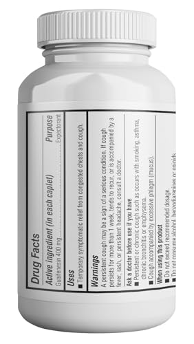 HEALTH LFE Mucus Relief caplets packaging showcases value pack option