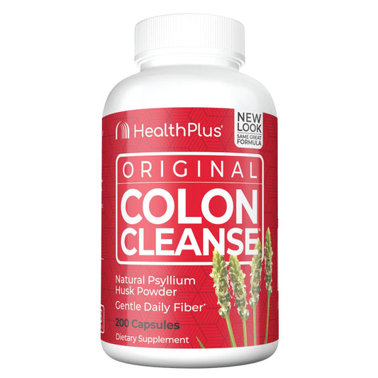 Health Plus Colon Cleanse bottle - front view