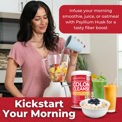 Psyllium husk and ingredients used in Health Plus Colon Cleanse
