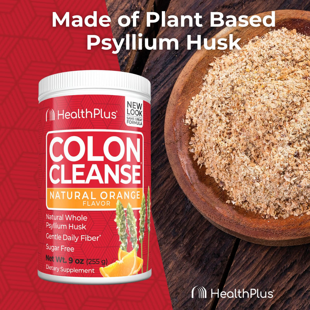 Health Plus Colon Cleanse packaging box and bottle