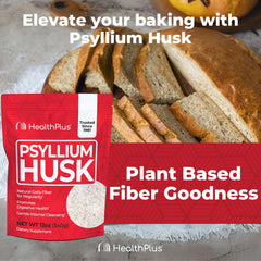 Psyllium husk added to oatmeal for daily fiber