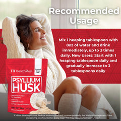 Powder texture of Health Plus Psyllium Husk