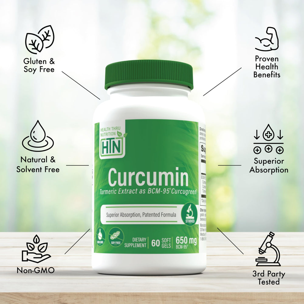 Supplement facts panel of Curcumin BCM-95 Curcugreen