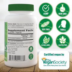 Vegan Society vegan-certified logo on packaging
