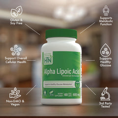 Non-GMO Alpha Lipoic Acid supplement