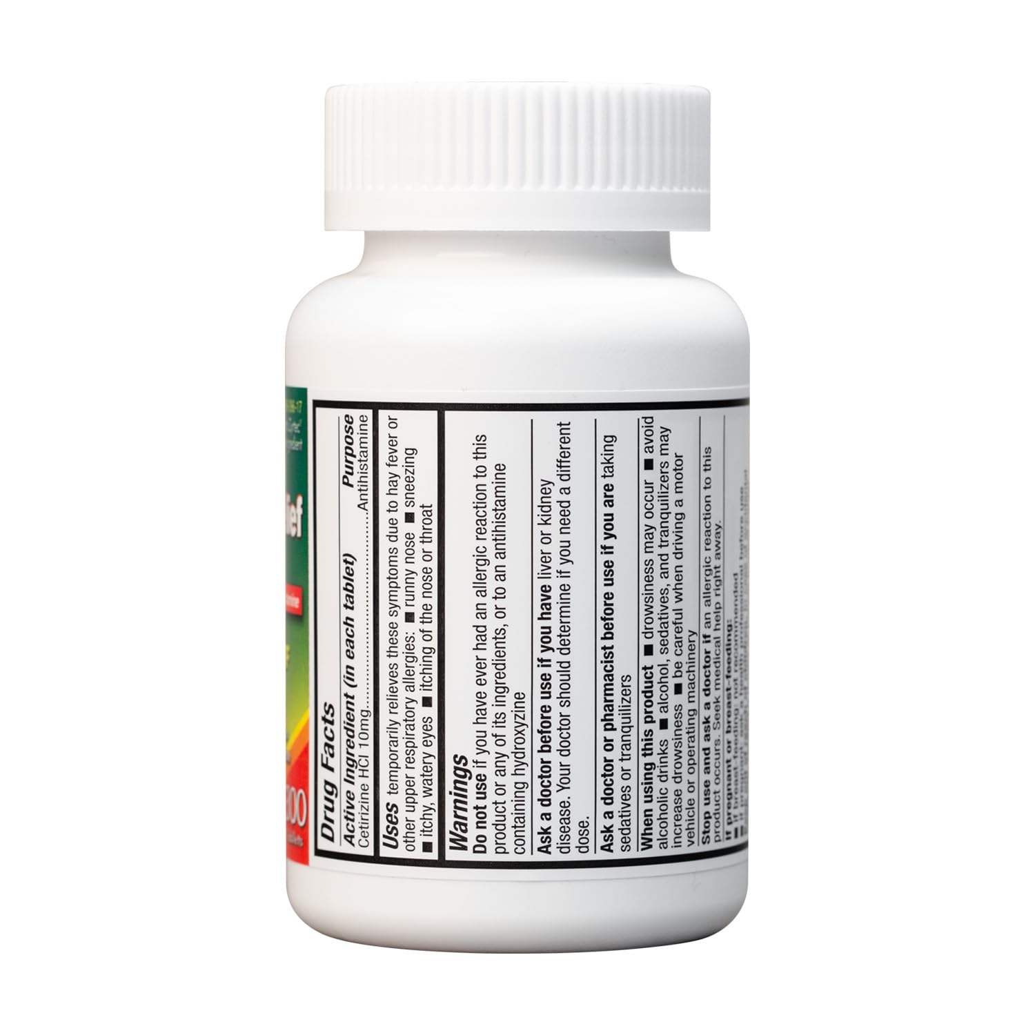 HealthA2Z Allergy Relief 300-count bottle highlights bulk supply for ongoing relief