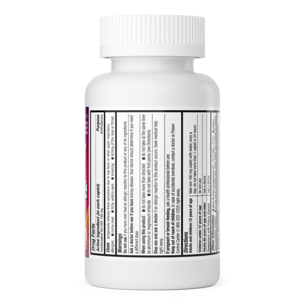 HealthA2Z Allergy Relief close-up showing tablets for allergy symptom relief