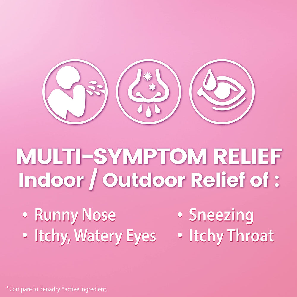 HealthA2Z Allergy Relief on shelf display highlighting quick access