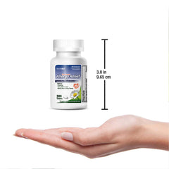 HealthA2Z Allergy Relief symptom comparison image highlighting sneezing and runny nose relief