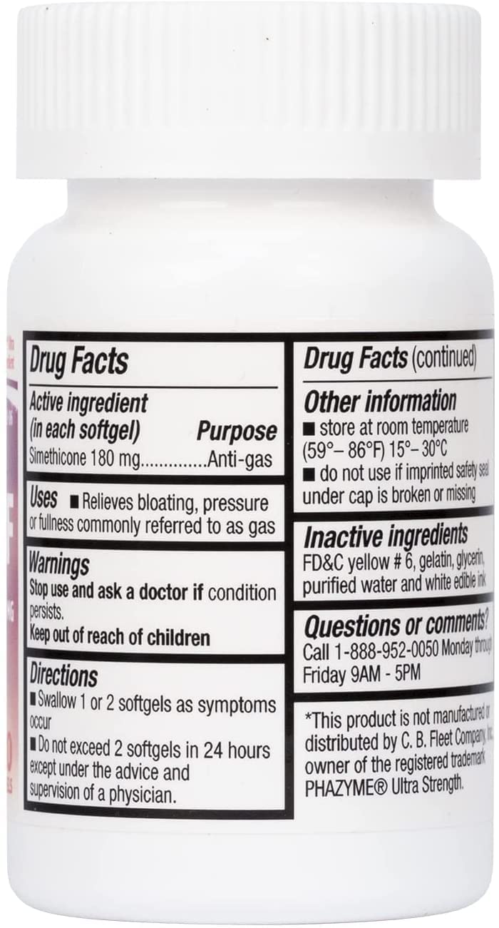 HealthA2Z bottle and label showcasing dosage and trusted digestive support