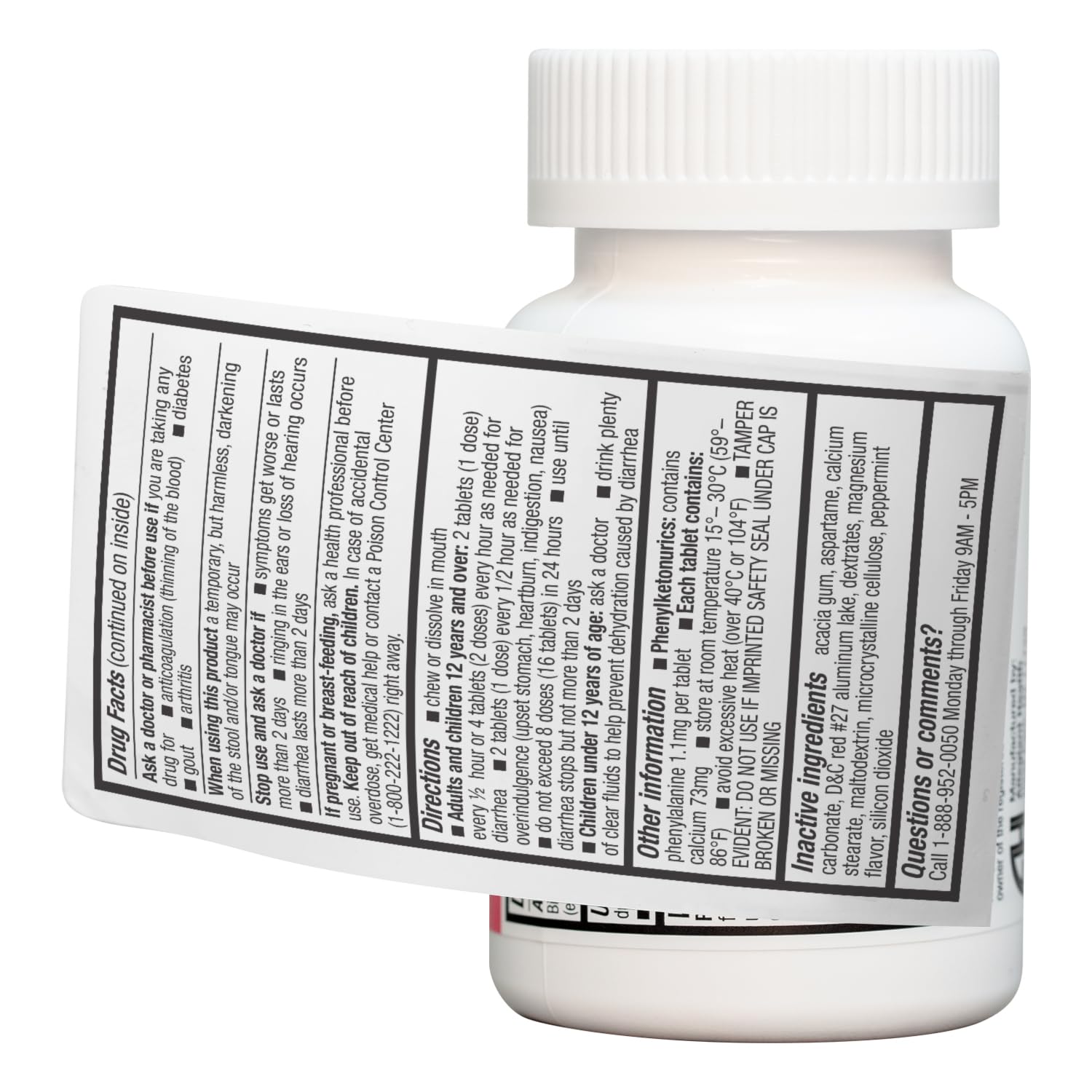 HealthA2Z chewable-tablet-foil-wrap shows freshness-conscious design.