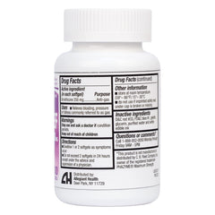 HealthA2Z easy-swallow softgels in hand, convenient relief near meals or on-the-go.