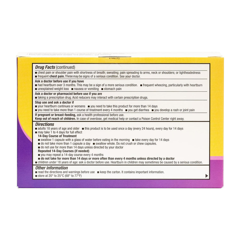 HealthA2Z Esomeprazole sour-stomach-relief visual emphasizes source-based acid reduction