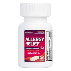 HealthA2Z Fexofenadine 60mg bottle showing rapid symptom relief potential