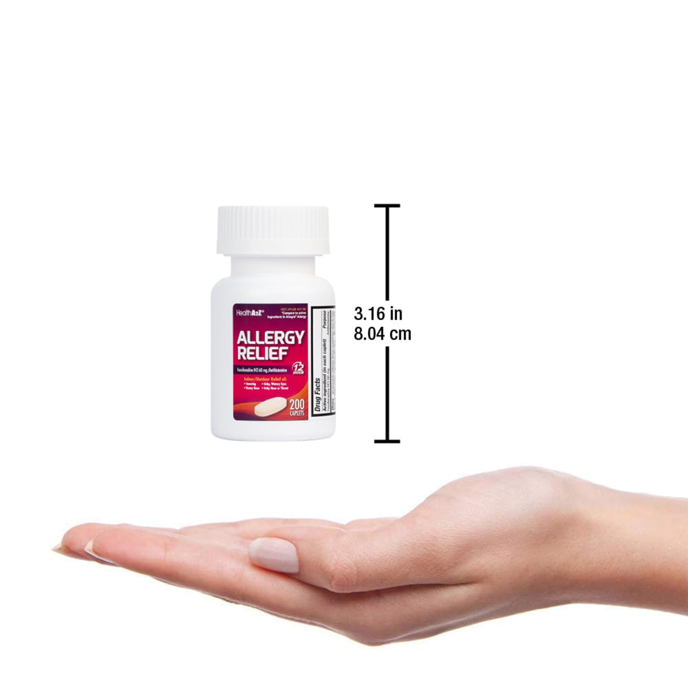 HealthA2Z Fexofenadine 60mg dosage tablets arranged for daily use