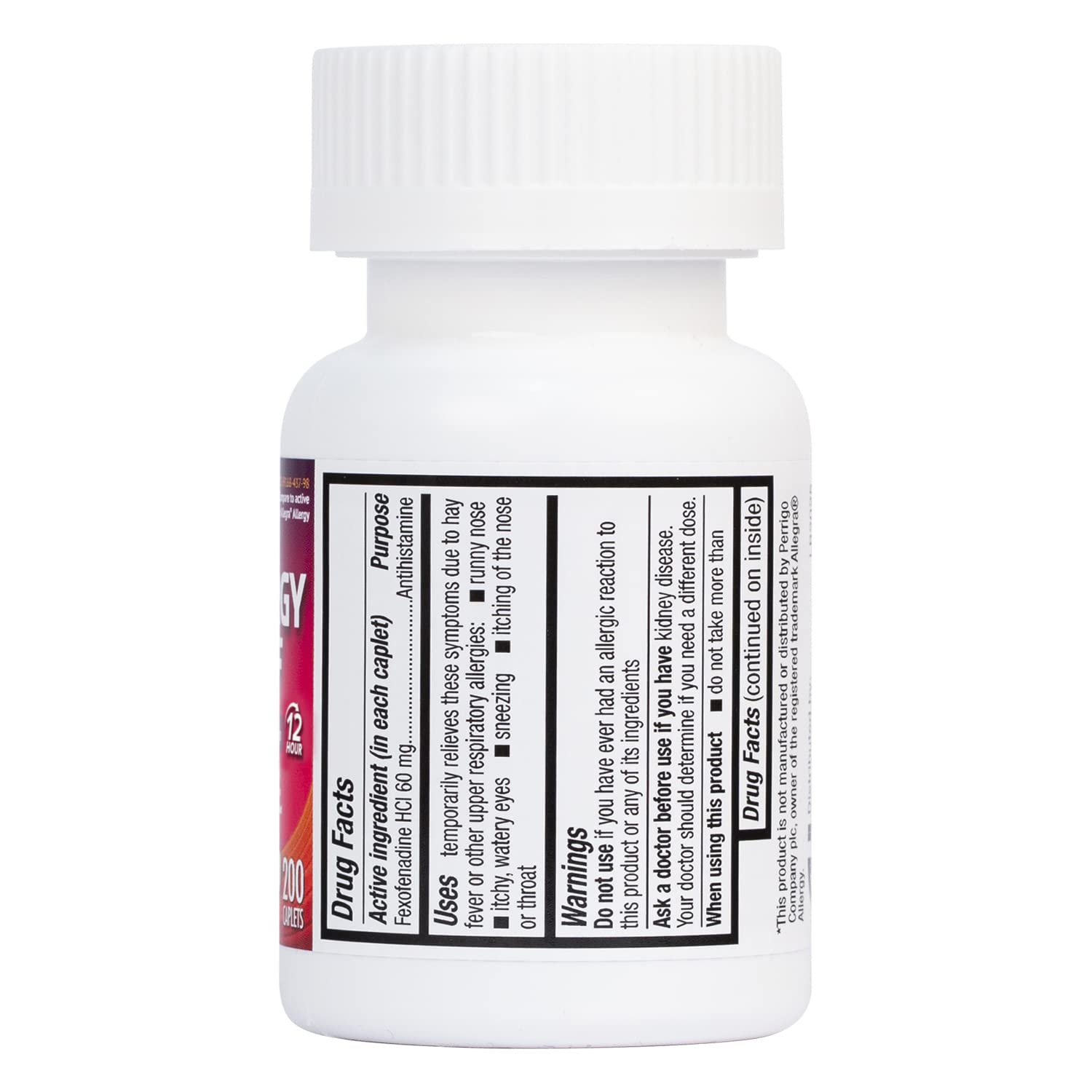 HealthA2Z Fexofenadine 60mg bottle in outdoor pollen season scene