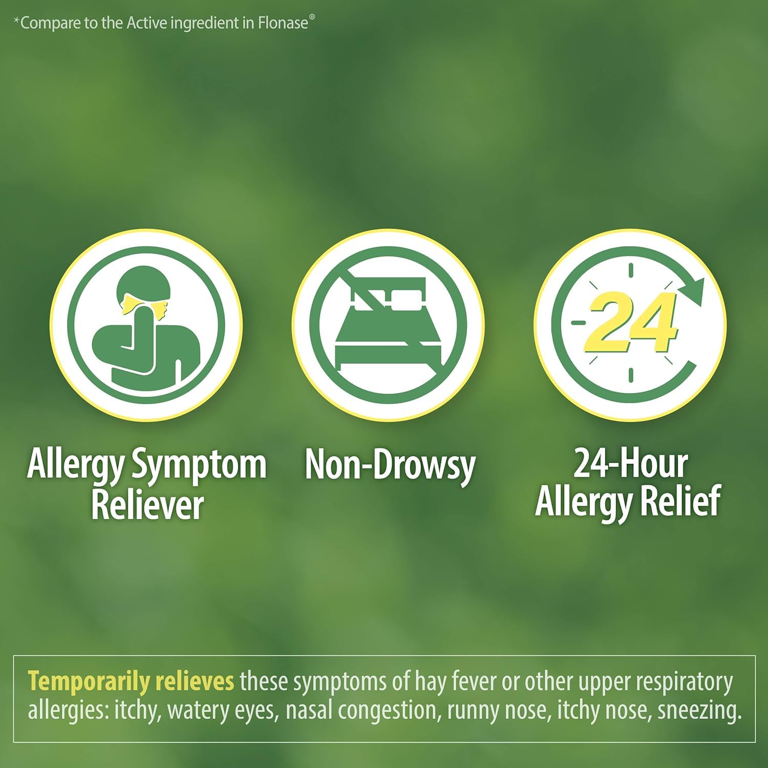 HealthA2Z Fluticasone nasal spray in use during everyday activities with non-drowsy relief