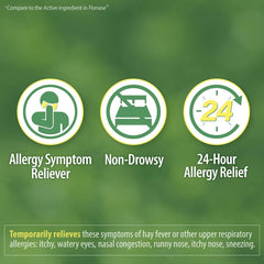 HealthA2Z Fluticasone nasal spray in use during everyday activities with non-drowsy relief