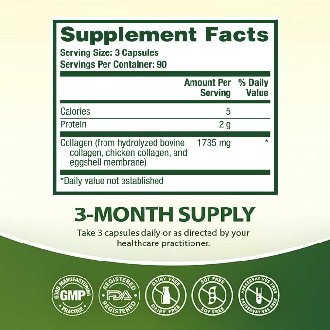 Hydrolyzed Bovine, Chicken, and Eggshell Membrane Collagen blend