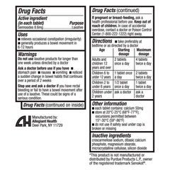 HealthA2Z Senna Laxative box packaging communicates natural vegetable laxative benefits