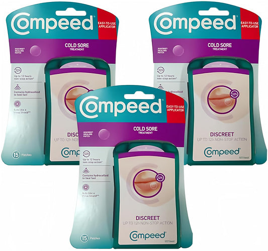 HealthAZ CMD cold sore patch on skin offers discreet protection and daily comfort.