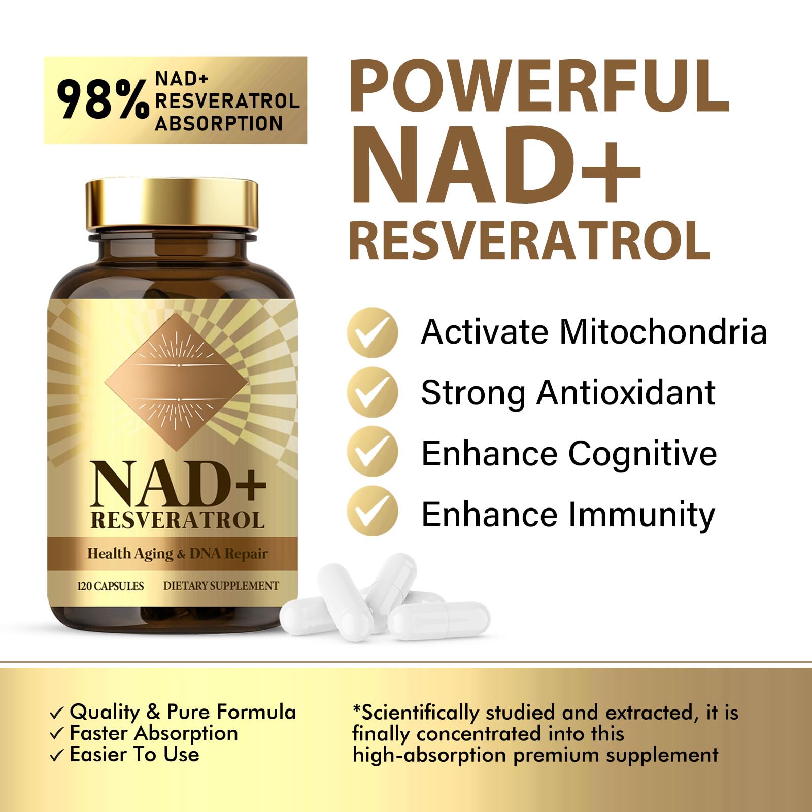 Anti-aging NADH supplement benefits