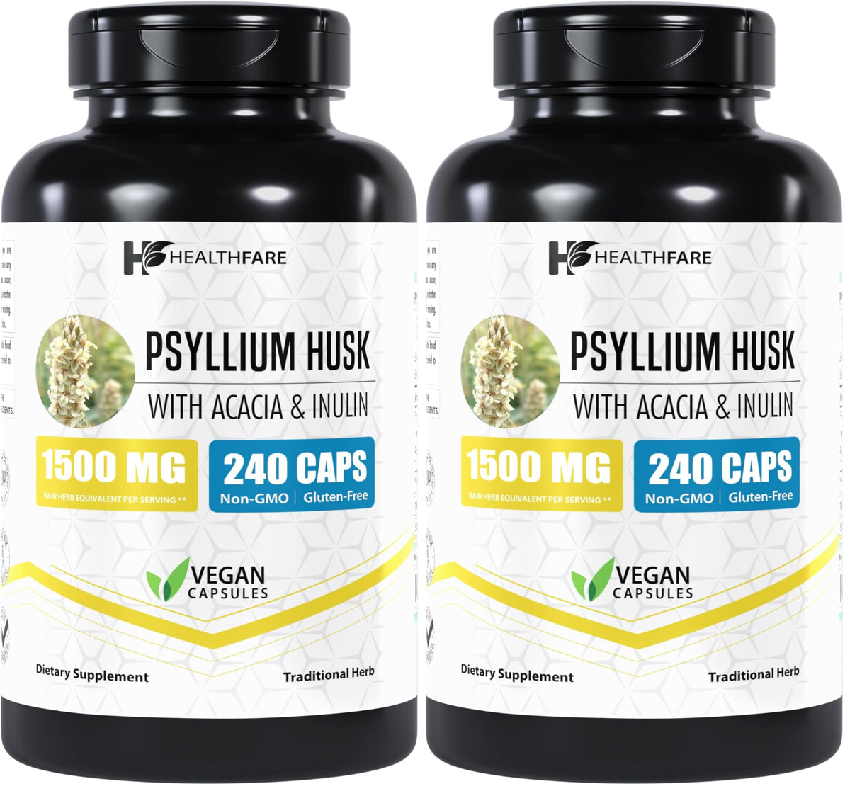 Healthfare Psyllium Husk Capsules – main product image