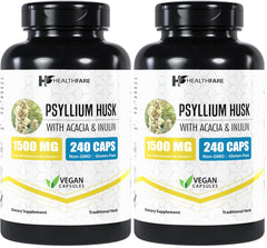 Healthfare Psyllium Husk Capsules – main product image