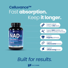 NAD+ formula with Urolithin A, Resveratrol and CoQ10