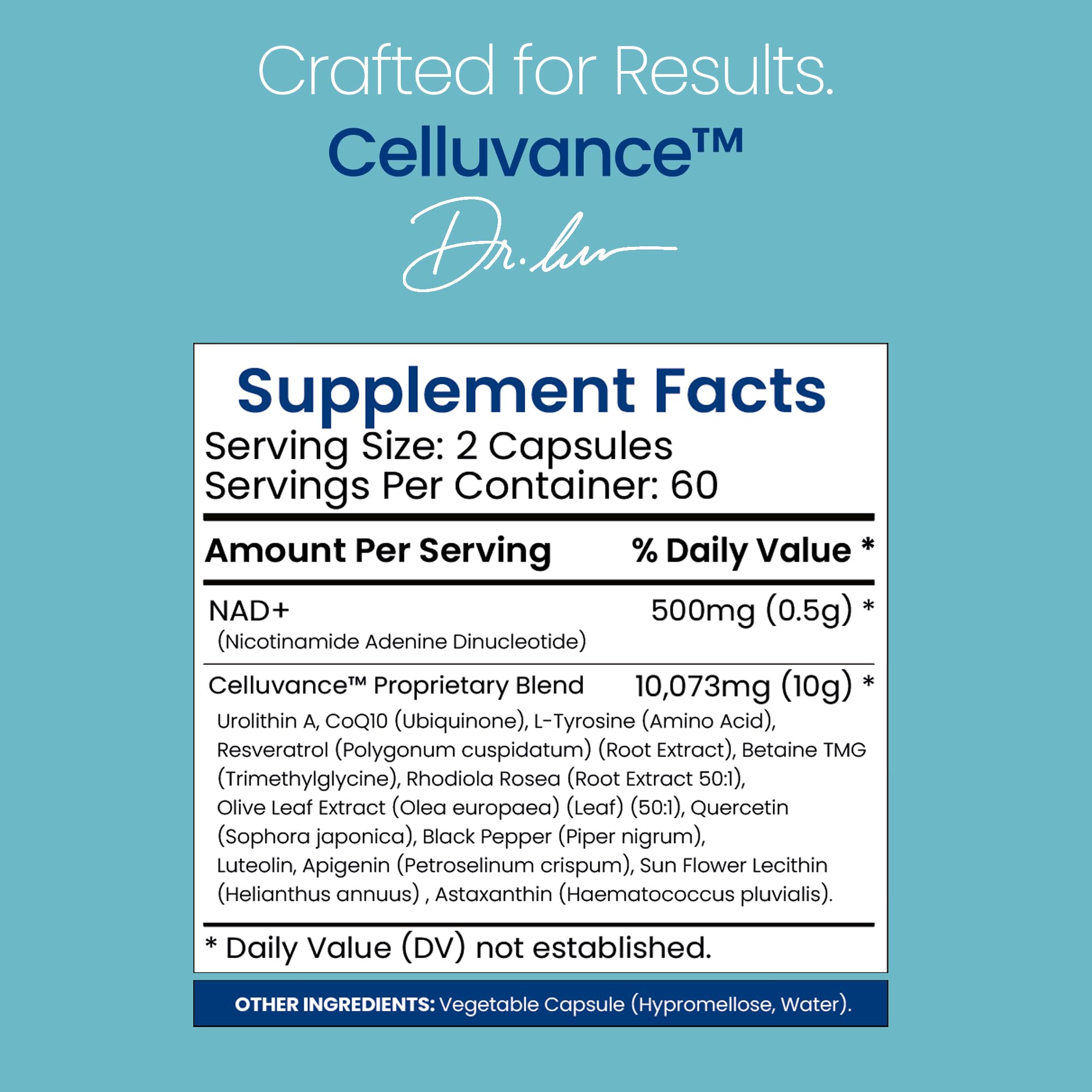 Pure vegan capsules, non-GMO and gluten-free