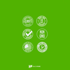 Allergen-free and vegan-friendly symbols on packaging